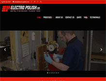 Tablet Screenshot of electro-polish.com